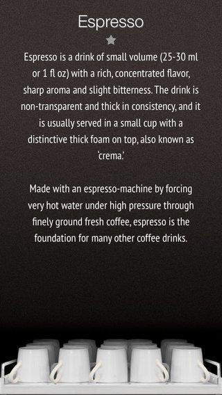 Great Coffee App